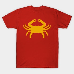 Radioactive Crab Logo Gold on Rad T-Shirt